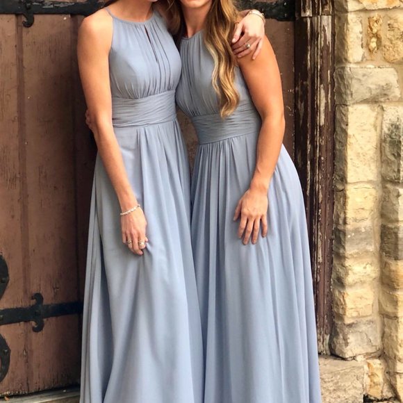 azazie bonnie dusty blue